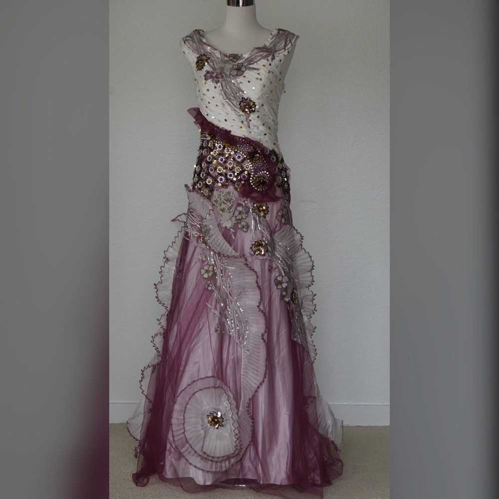 Designer One of a Kind Evening Formal Gown